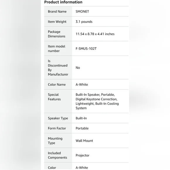 NEW Portable LCD Movie Projector - Picture 5 of 8